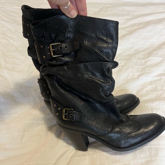 Brand New! 100% genuine leather wide calf boots - Picture 3 of 7